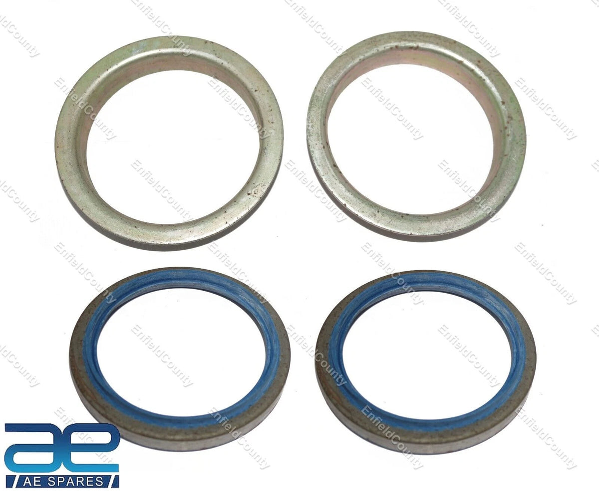Front Axle Hub Sleeve and Seal for JCB Parts (2 Nos)