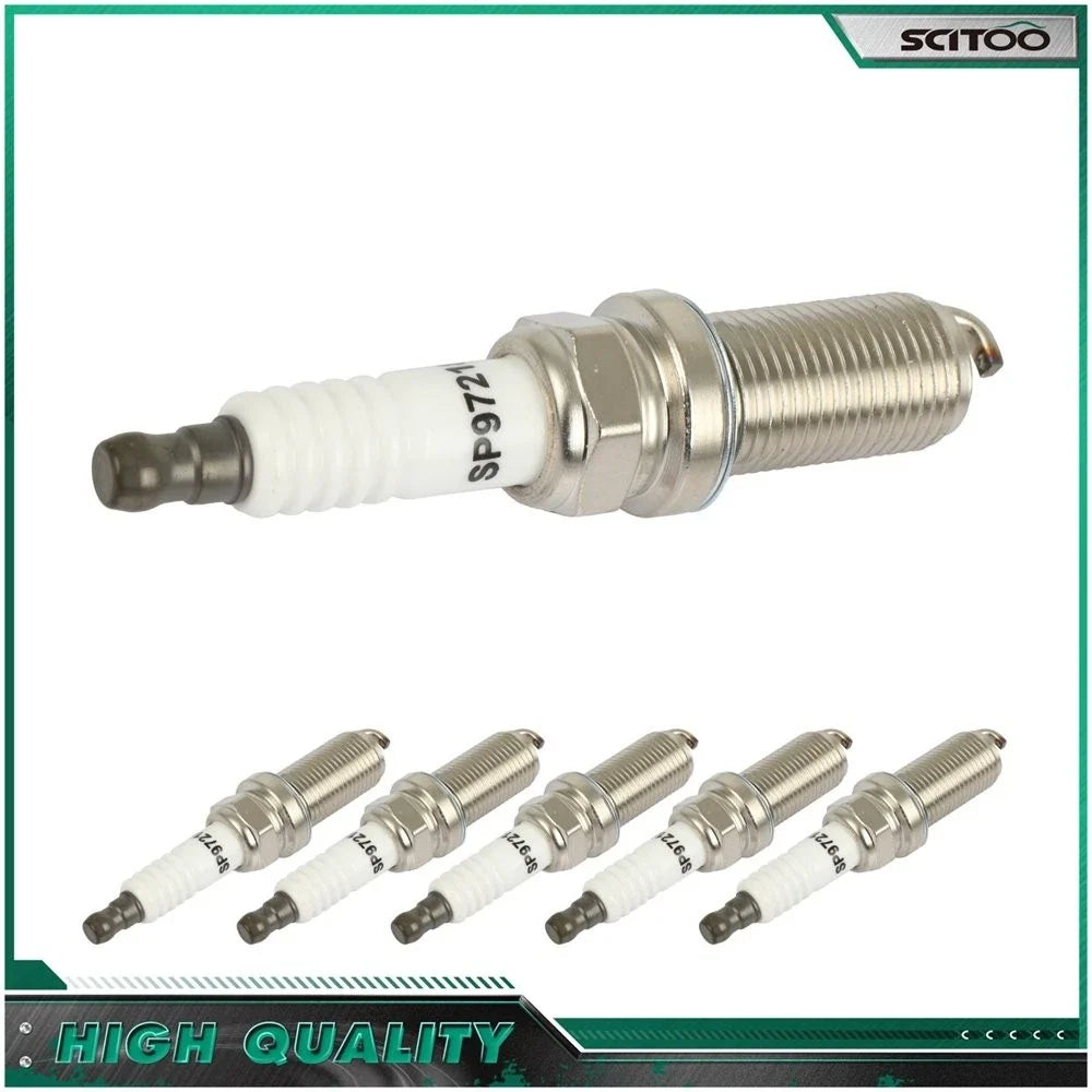 6X Iridium Spark Plugs for Cadillac SRX, Saab 9-5, 9-4X (2010–2011)