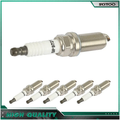 6X Iridium Spark Plugs for Cadillac SRX, Saab 9-5, 9-4X (2010–2011)