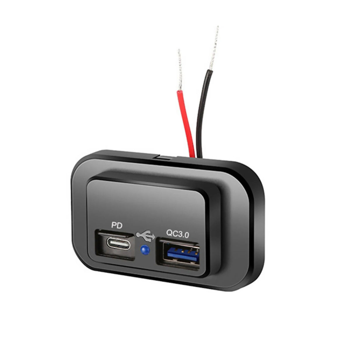 3A Dual USB PD+QC3.0 Car Fast Charger Adapter Power Outlet Socket