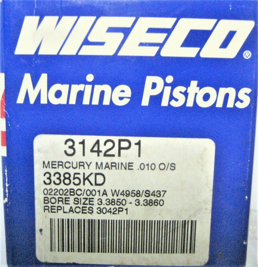 Wiseco 3142P1 Piston Kit for Mercury Outboard (Boat)