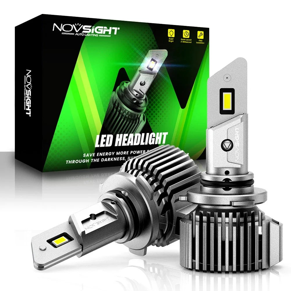 2X NOVSIGHT 9005 HB3 LED Headlight Bulbs 20000LM 6500K High Beam