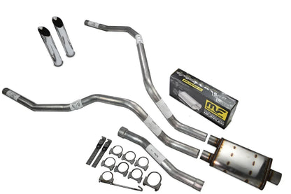 Dual Exhaust Tips for Nissan Titan (2004–2006) 2.5 Inch Magnaflow XL Slash Cut