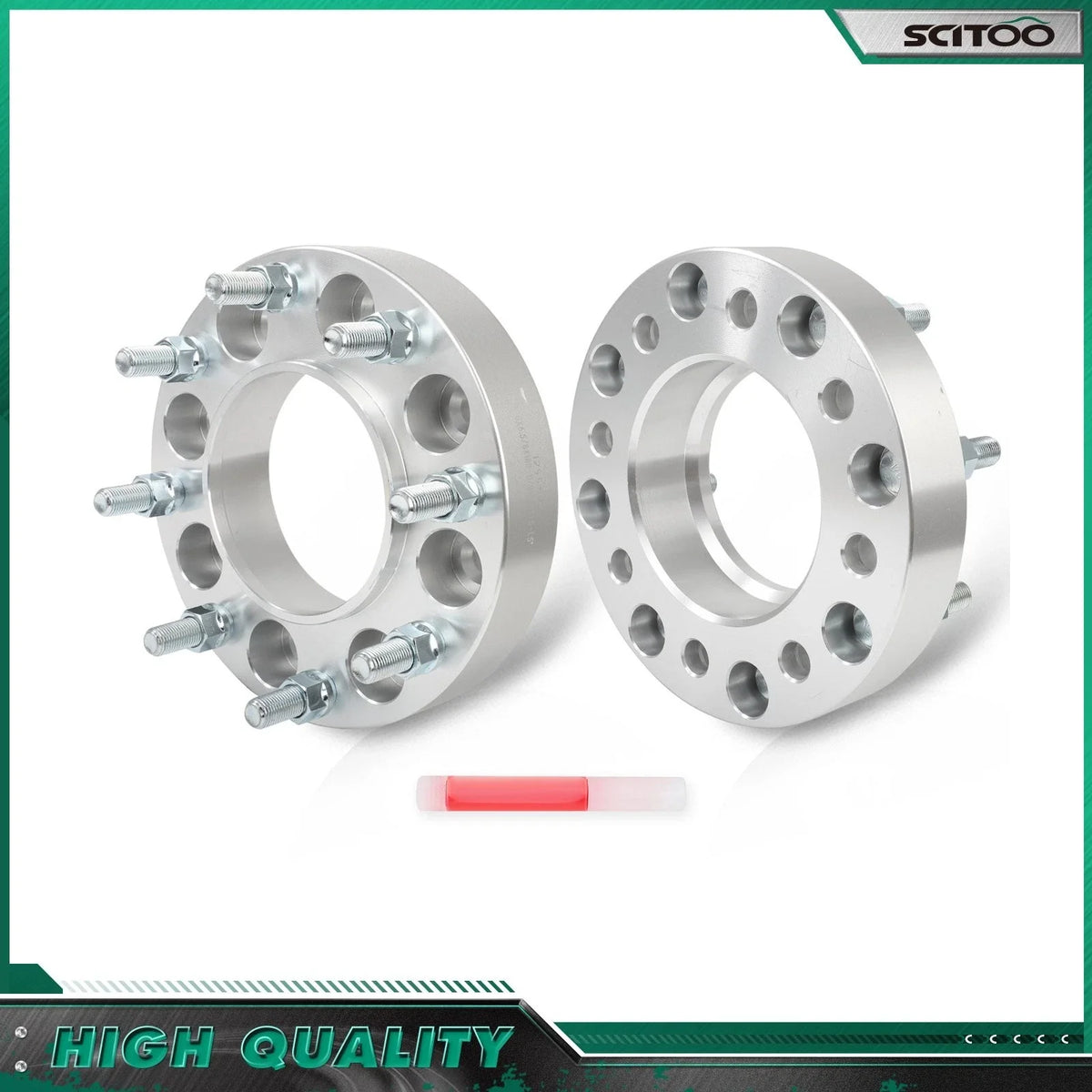 2X 8x6.5" to 8x180 1.5" Wheel Adapters M14x1.5 for GMC Savana 2500 3500 (1996–2024)