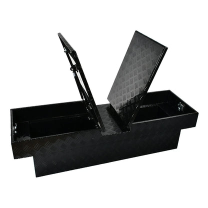 60" Aluminum Double Lid Gull Wing Tool Box for Truck Pickup