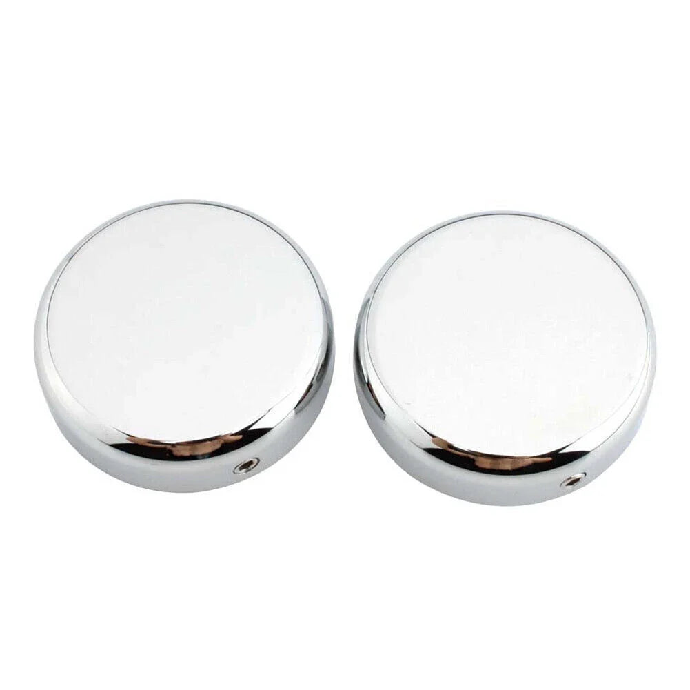 Chrome Upper Fork Stem Nut Cap Cover for Harley Street Bob Breakout Dyna Softail (2018–2023)