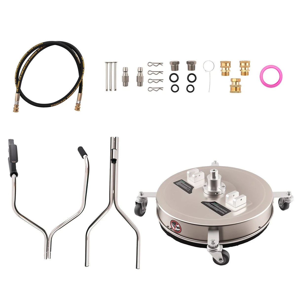 20 in 4500 PSI Surface Cleaner for Pressure Washer (Stainless Steel, 4 Wheels, 2019–2024)