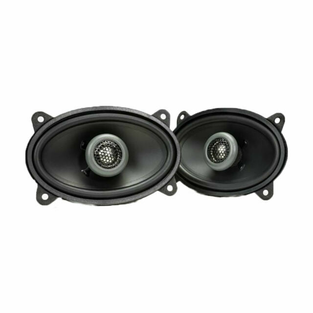Pair of 4x6 Inch 45W 2-Way Coaxial Speakers for