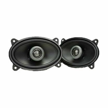 Pair of 4x6 Inch 45W 2-Way Coaxial Speakers for