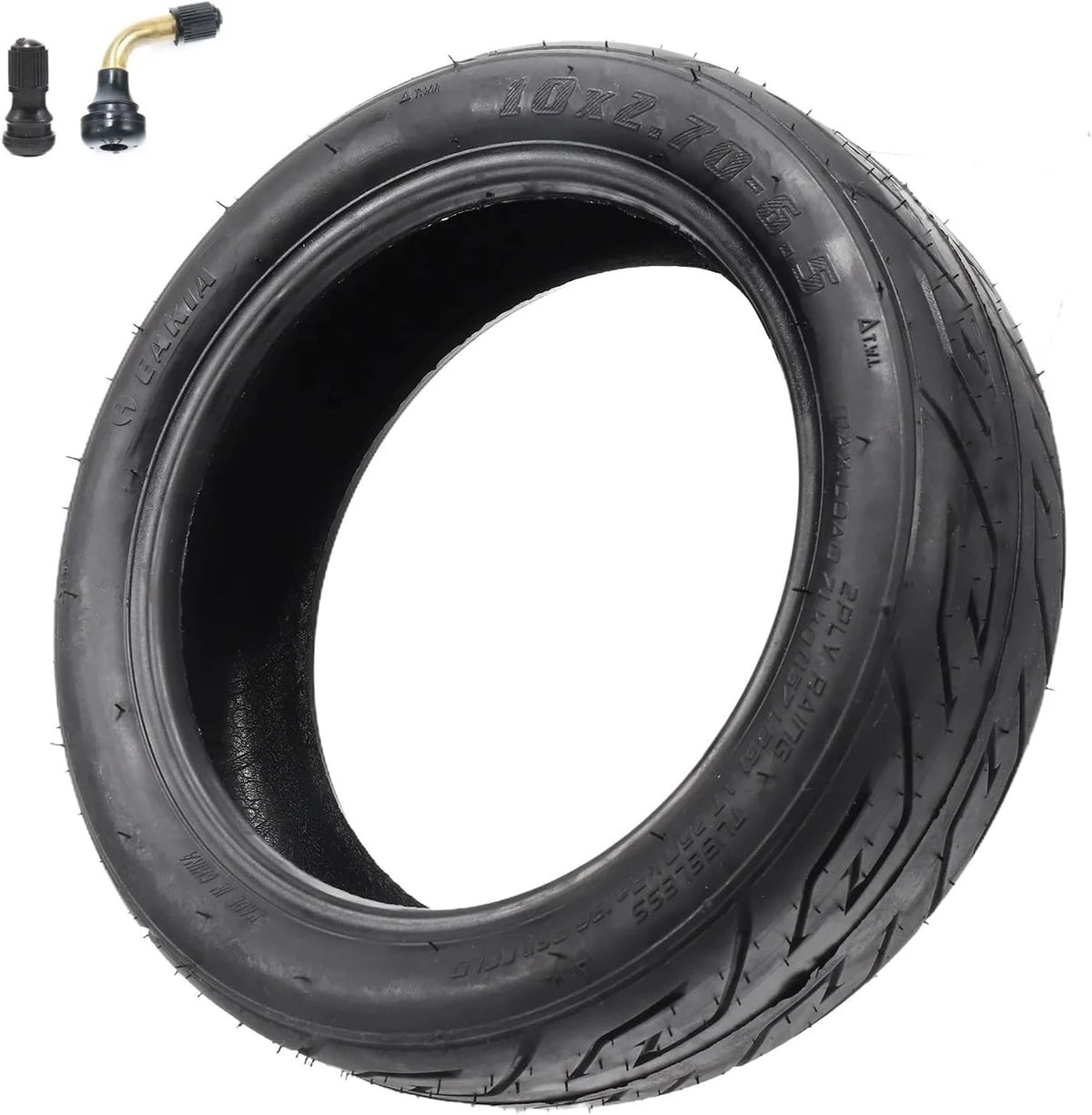 10x 2.70-6.5 Tubeless Tires for 10 Inch Scooter Wheel