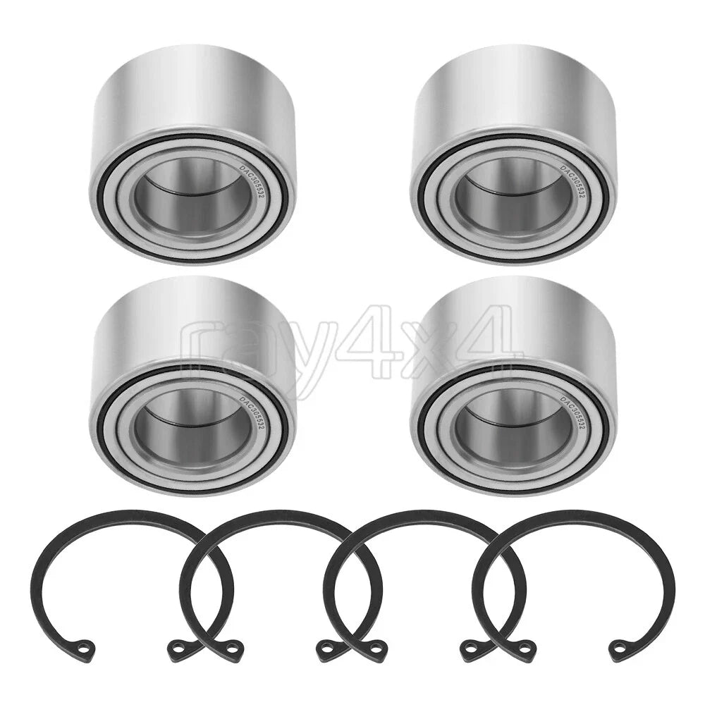 Front & Rear Wheel Bearings Kit for Yamaha Grizzly 550 660 700, Kodiak 450 700