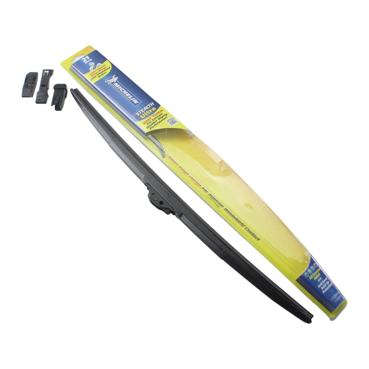 Set of 2 Wiper Blades for Audi 90 (1993–1995) - Michelin Stealth Ultra Hybrid 21"