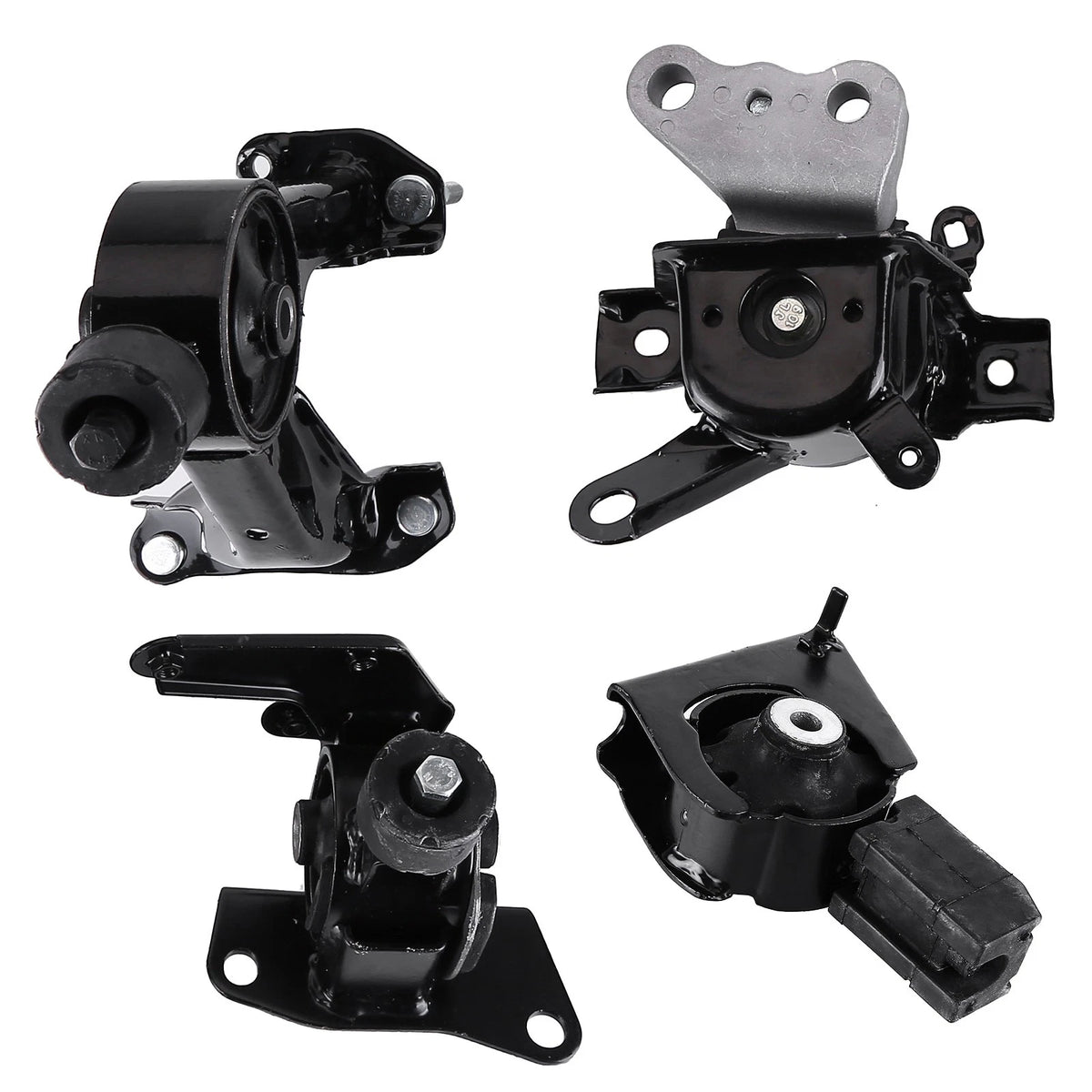 Set of 4 Engine Motor & Transmission Mounts for Toyota Corolla (2009–2013) SEAB-ABM822, A62022, 62039, 9390, EM-9390