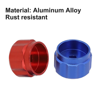 Round Wheel Handle for Faucet and Gauge Installation (Reliable Red & Blue)
