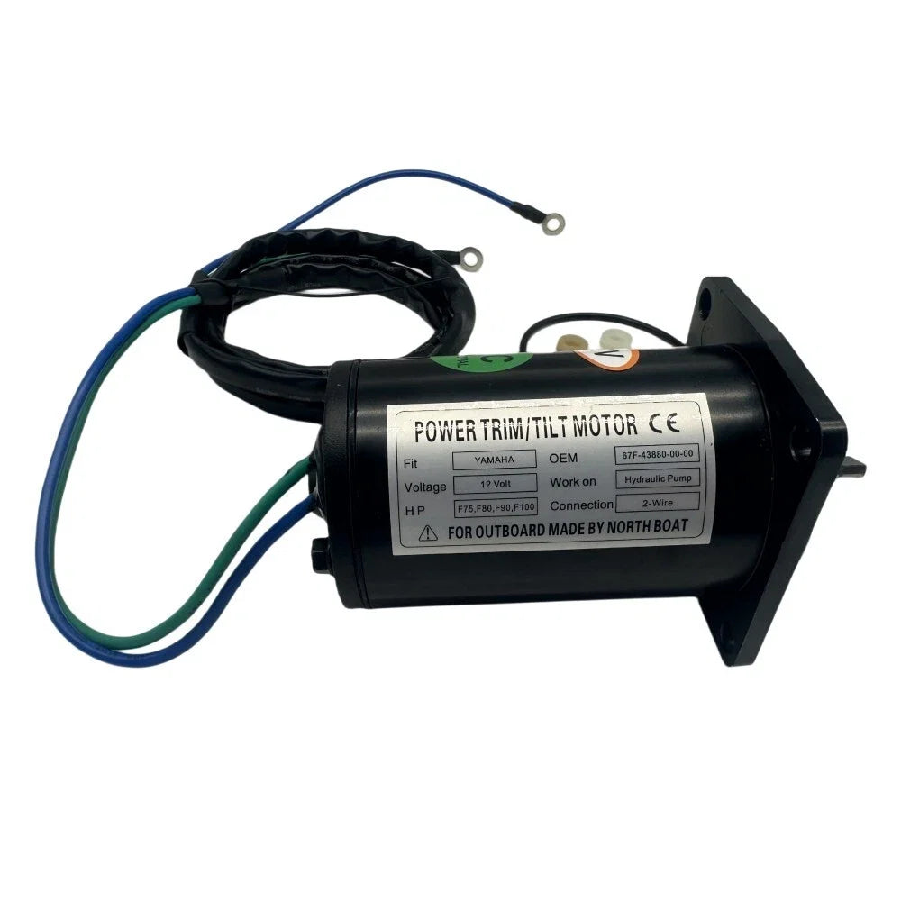Tilt Trim Motor for Yamaha 75-100 HP Outboard Motors (67F-43880, 18-6787)