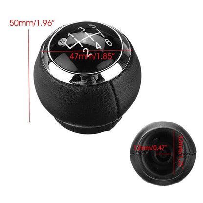 6 Speed Leather Gear Shift Knob for Toyota Corolla Yaris Auris Aygo Avensis