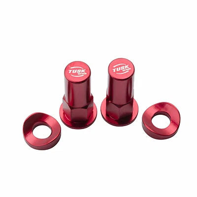 2X Rim Lock Nut/Spacer Kit for Beta 300 Xtrainer (2015–2021) 19-9368-RED