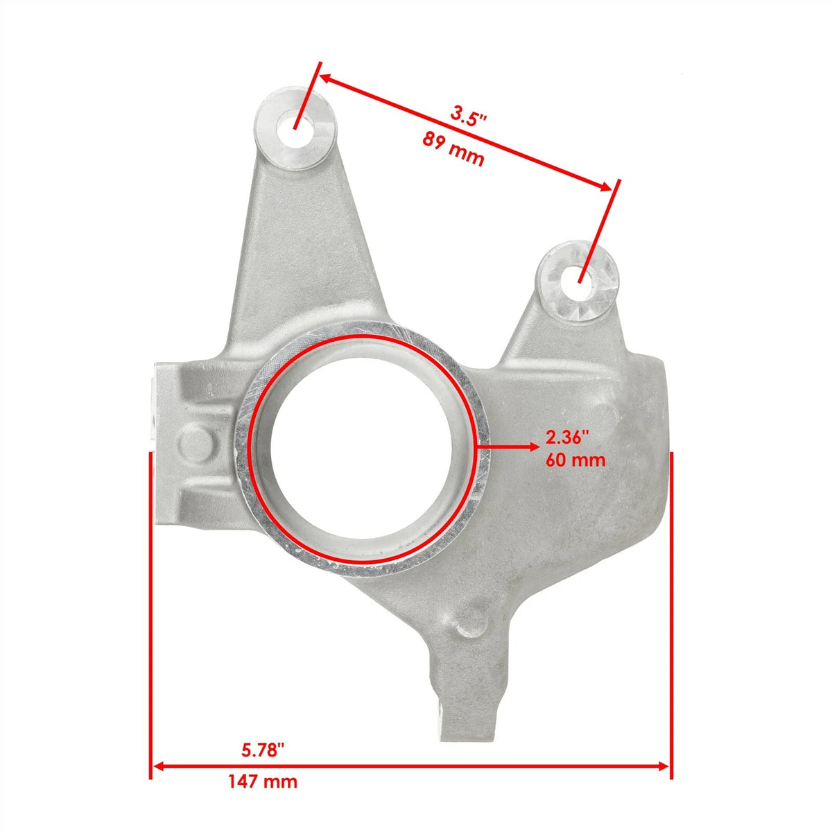 Front Left Wheel Knuckle for Can-Am Outlander 1000 1000R (2013–2020) NK106, 705403307, 705401290, 705402904, 705403197