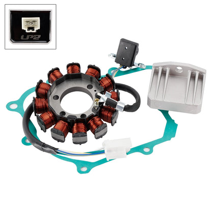 Stator Generator Regulator Gasket for Honda BC110 (2016–2023) 31120-K65-B21, 31600-KRE-K01, 11395-KWB-920