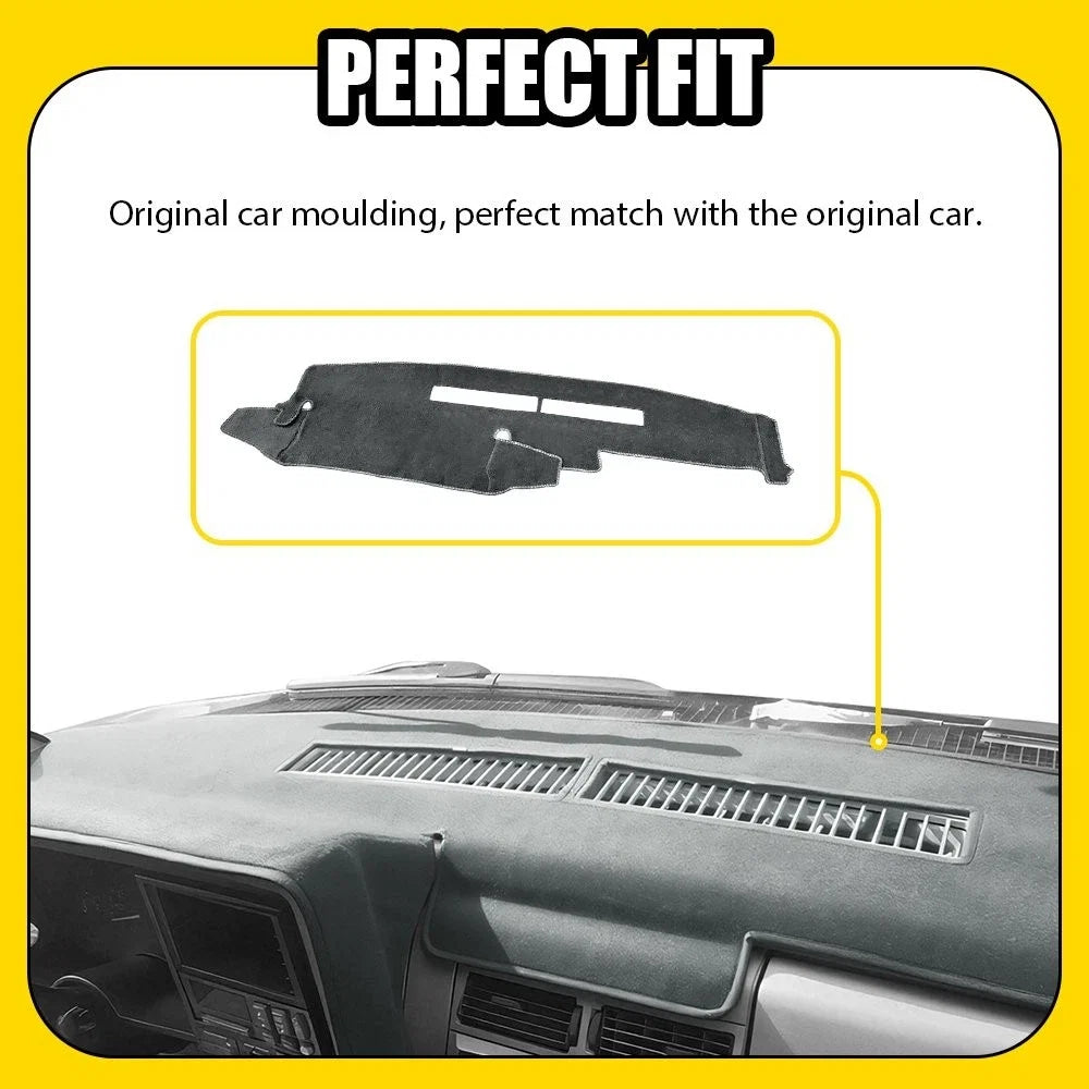 Set of 1 Dashmat Dashboard Cover for Chevy Silverado C1500 K1500 K2500 (1988–1994)