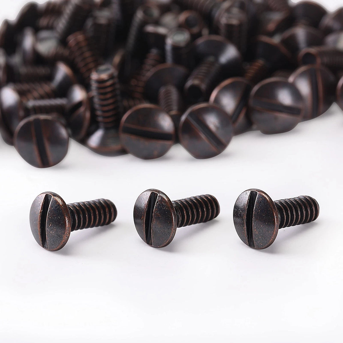 60 Pcs Bronze Wall Plate Screws 3/8" Long 6-32 Thread