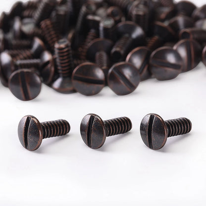 60 Pcs Bronze Wall Plate Screws 3/8" Long 6-32 Thread