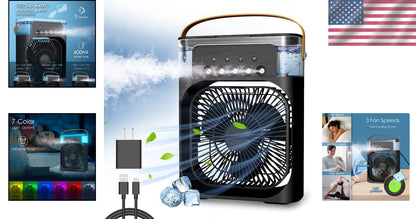 Portable Air Conditioner Fan for Evaporative Mini Air Cooler