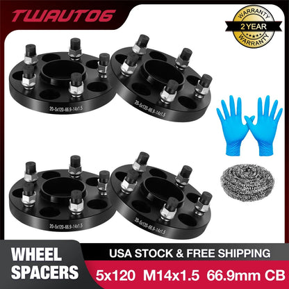 Hub Centric Wheel Spacers for Cadillac ATS (2016–2019) (5x120, 20mm)