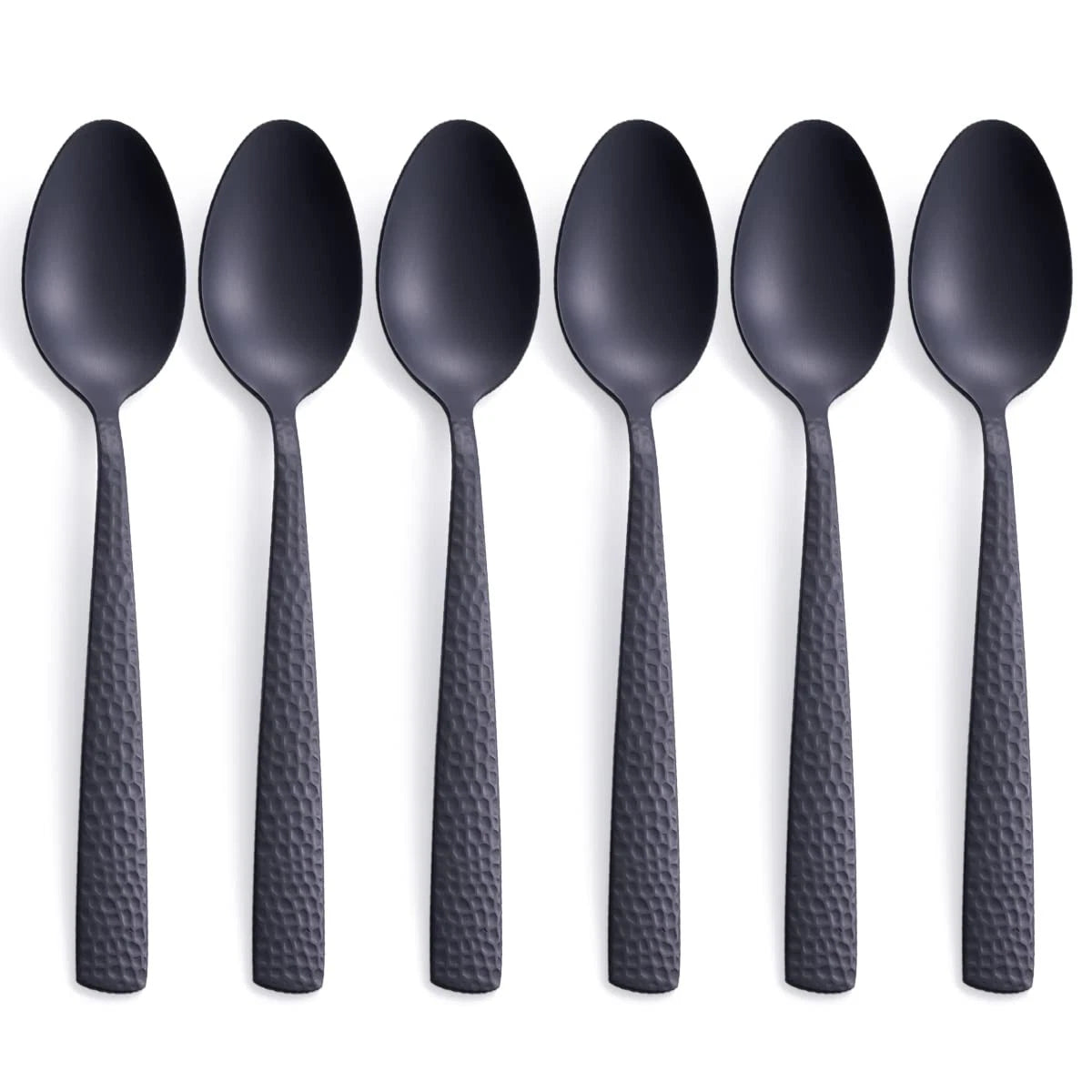 Matte Black Dinner Spoon Set of 6