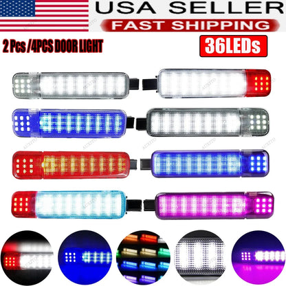 Set of 4 LED Door Courtesy Lights for Chevy Silverado, Suburban, Tahoe, Sierra