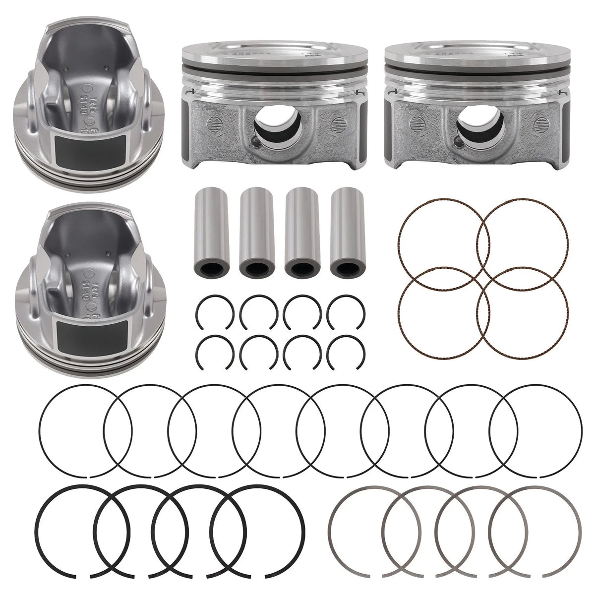 Set of 4 Pistons & Rings Kit for Chevy Cruze Sonic Trax Encore (2011–2021)