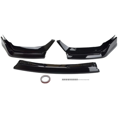 Carbon Look Front Bumper Lip with LED for Honda Civic Si/Hatchback (2017–2021)