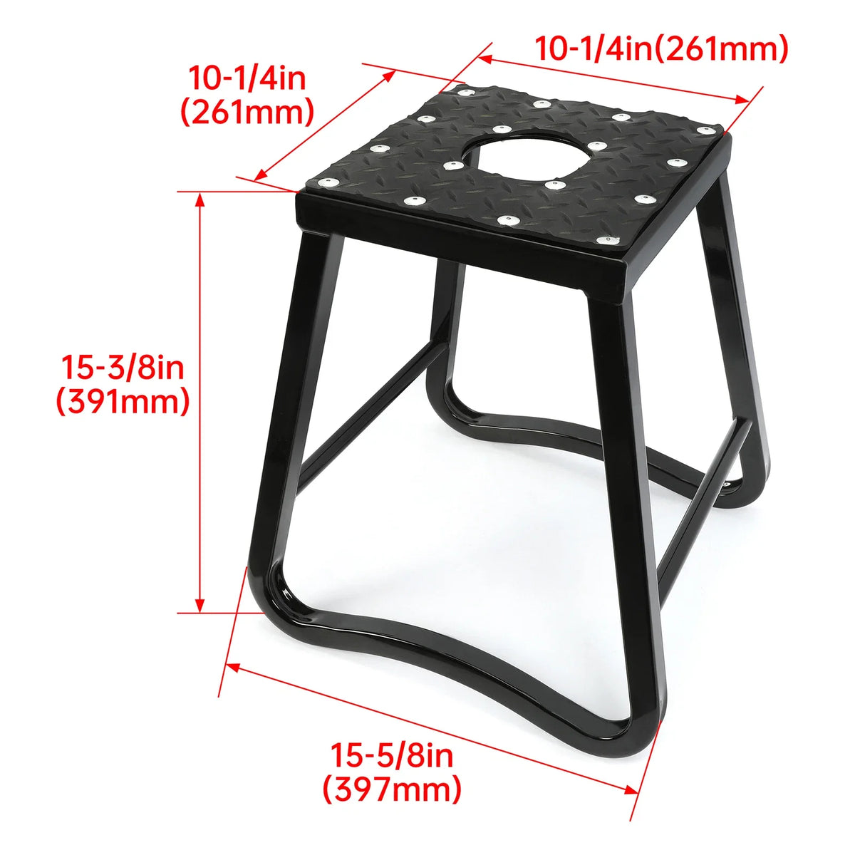 Dirt Bike Stand for Motorcycle Motocross (1000LBS, Black)