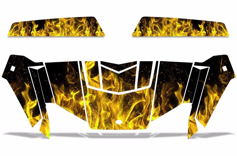 UTV Decals Graphics Stickers for Polaris Ranger EV (2009–2015)