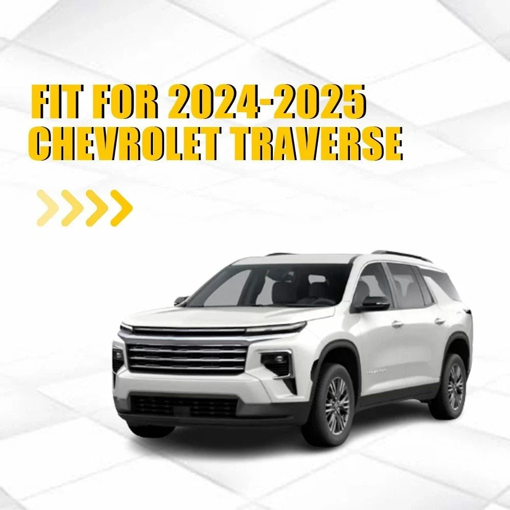 Smoke Tint Overlay Vinyl Reflector Decals for Chevy Traverse (2024–2025)