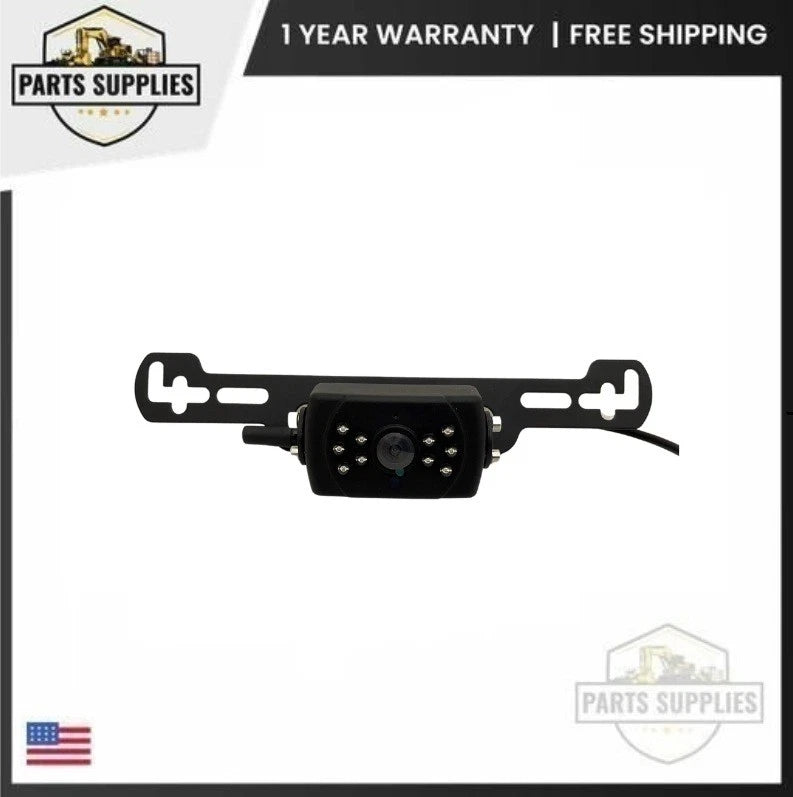 Wireless License Plate Camera for Trailer RV Truck Bus (IP68, 720p HD)