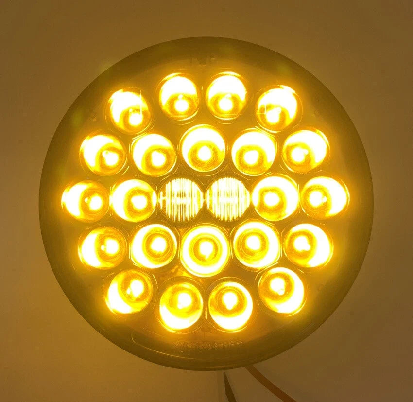 LED Park Light 4 Inch Pearl Amber Replacement for Vehicle (2000–2010)