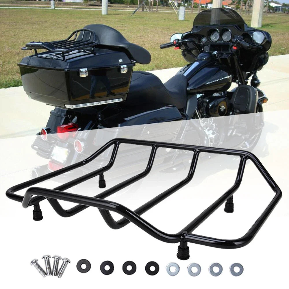 Tour Pack Luggage Top Rack for Harley Touring Road King Street Road Glide (2014–2023)