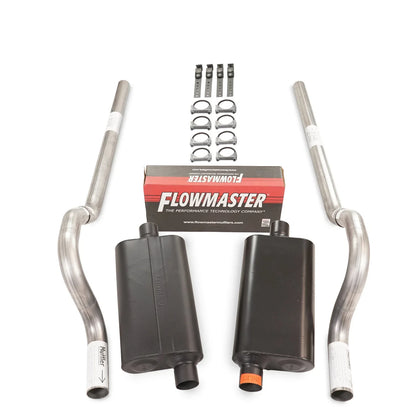 2.5" Dual Exhaust Kit for Mopar B Body (1962–1974) - Flowmaster 50 Series Rear Exit