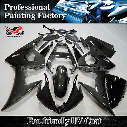 Black Carbon Fiber ABS Fairing Kit for Yamaha YZF R6/R6S