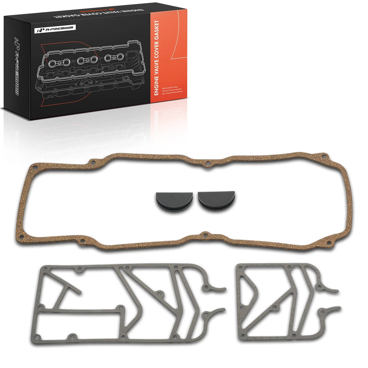 Set of 2 Valve Cover Gaskets for Ford Courier 1972-1982, Mazda B1600