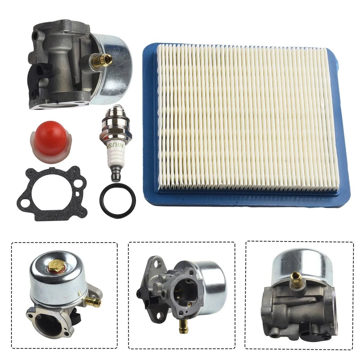 Carburetor Air Filter Set for Mower (799868, 498170, 12D802, 12F702, 12F802)