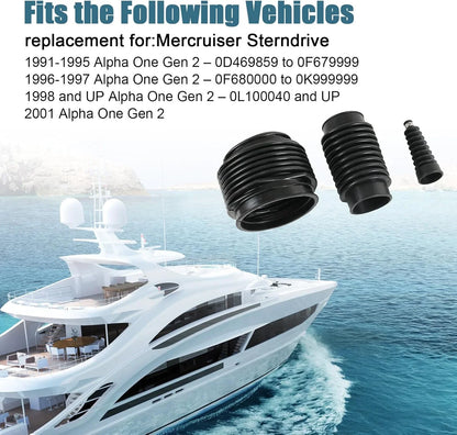 Transom Repair Kit with Gimbal Bearing for Mercruiser Alpha One Gen 2