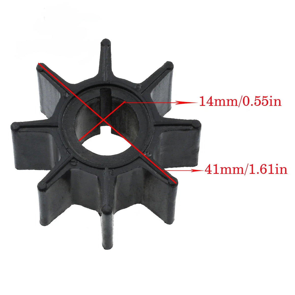 Water Pump Impeller for Mercury 4-Stroke 15 20 HP 9.9 (1999–2023) 47-803748
