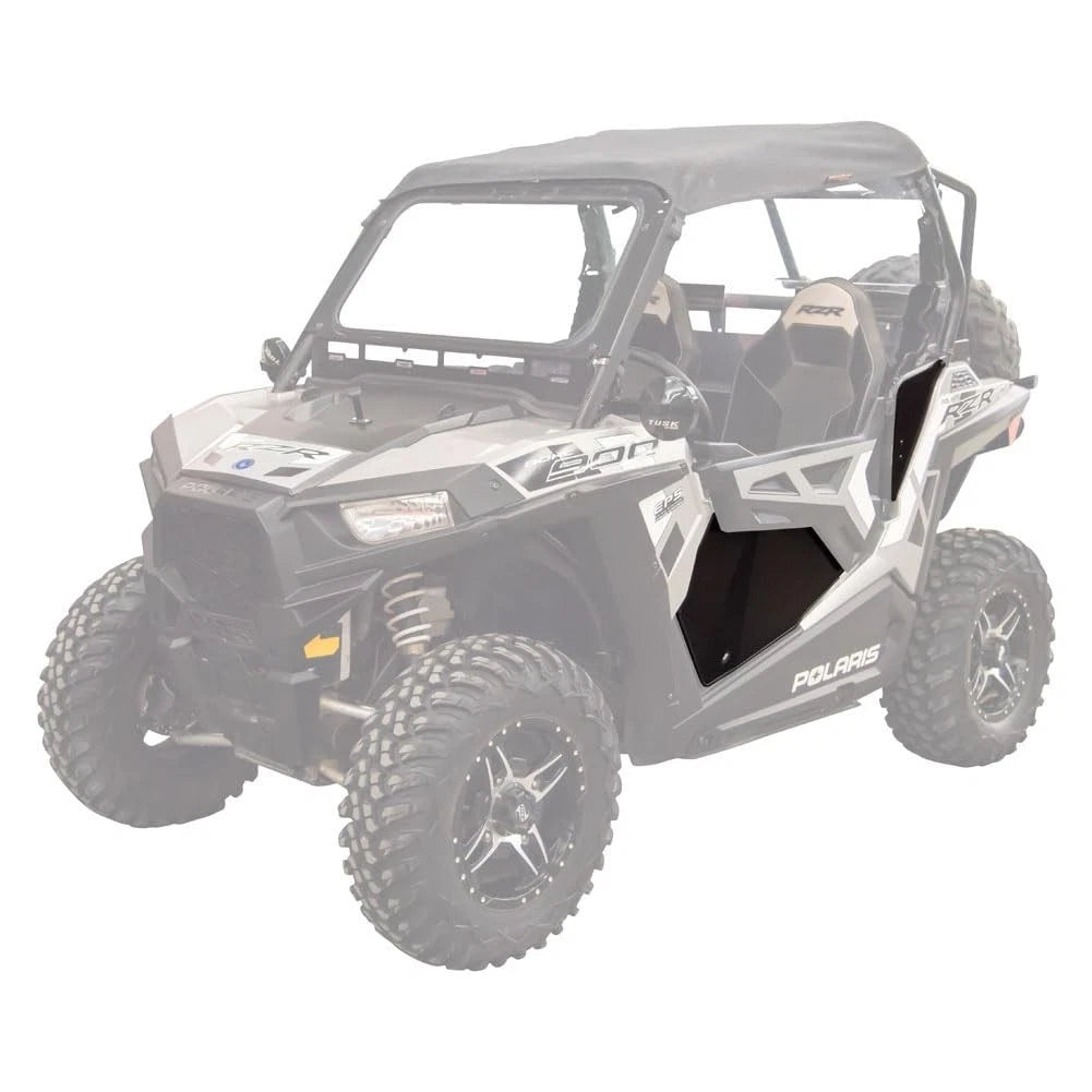 Tusk Aluminum Lower Door Inserts Black for Polaris RZR 900 Trail EPS (2015–2020) FTVDI004