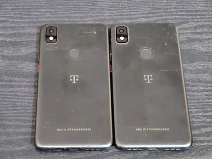 Lot of 2 T-Mobile Revvl 4 32GB Black (Metro Unlocked)