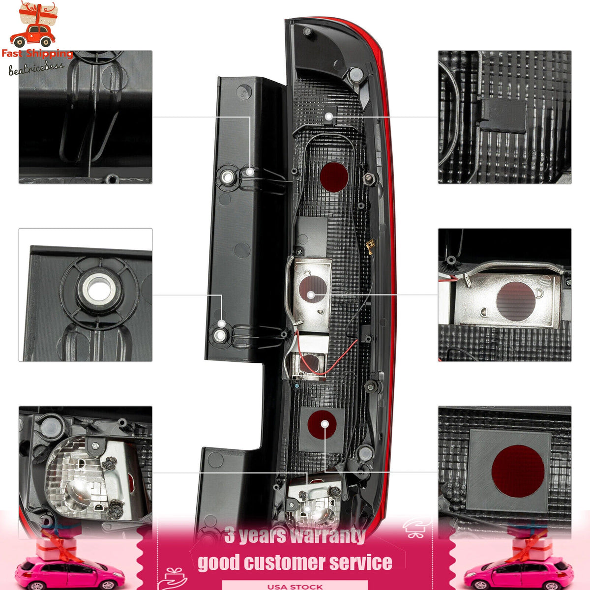 Left Tail Light for Dodge Ram Promaster City (2015–2019)