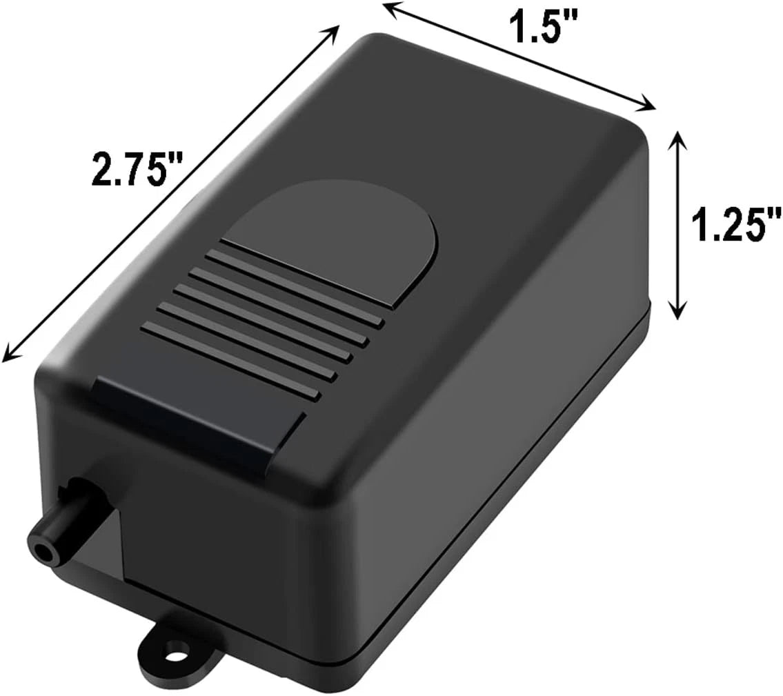 Aquarium Air Pump for Small Fish Tank up to 10 Gallons (No Part Numbers)
