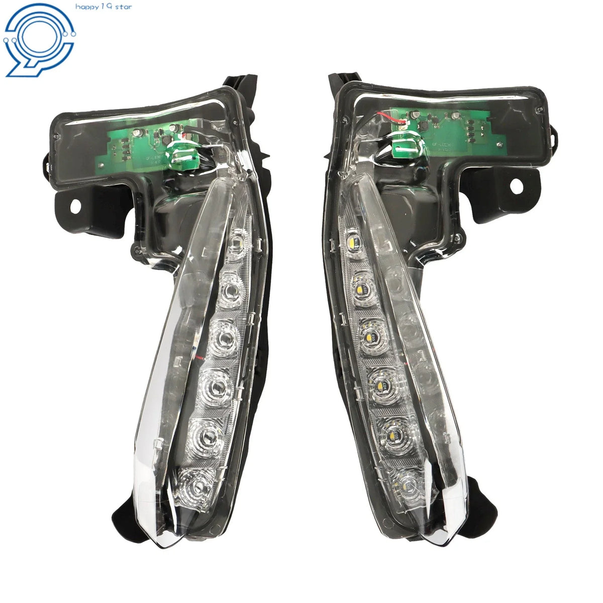 Fog Lamp DRL Light for Toyota Corolla SE XSE (2017–2019) LED Black