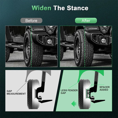 2X Wheel Spacers 1" 25mm 5x4.5 for Honda Accord Civic
